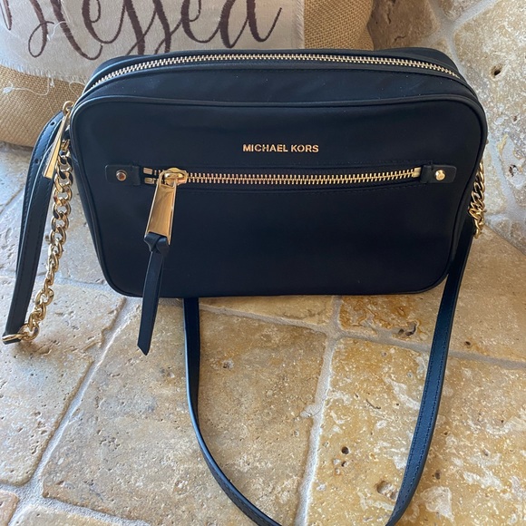 Michael Kors Handbags - Michael Kors Black Nylon Crossbody